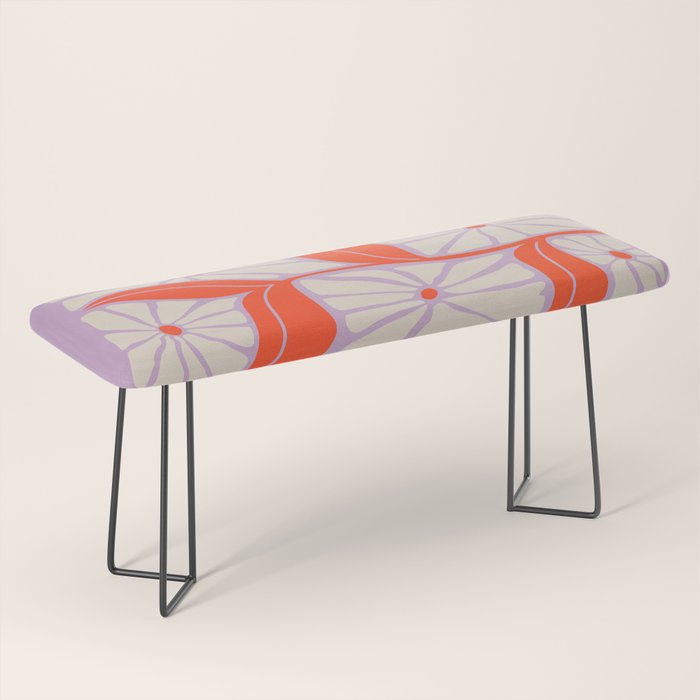 Plum & Flamingo: Les Fleurs | Flower Market Color Series 06 Bench Gallery Image 1