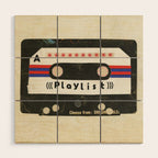 Playlist Wood Wall Art Gallery Image 1