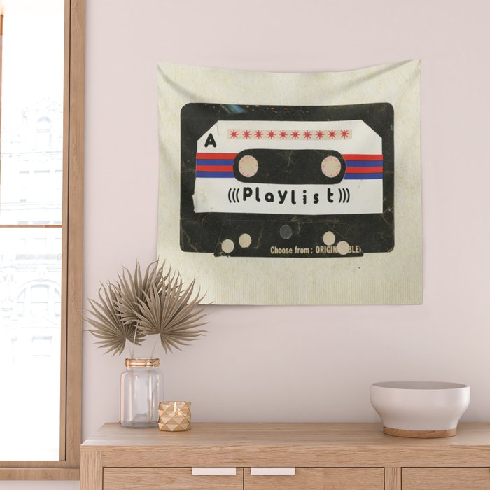 Playlist Wall Tapestry Gallery Image 2