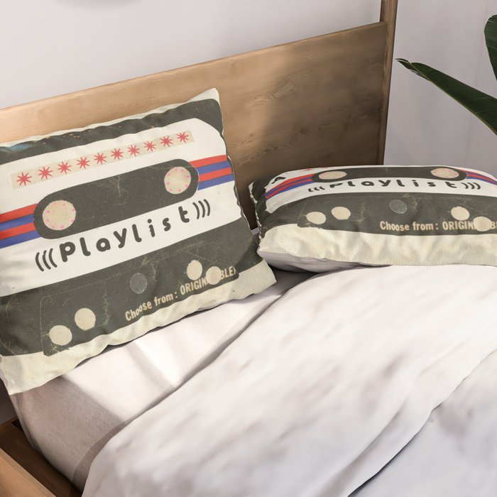 Playlist Pillow Sham Gallery Image 2