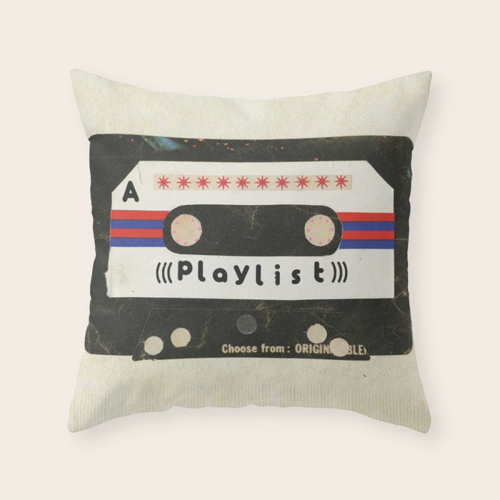 Playlist Throw Pillow Gallery Image 1