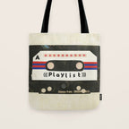 Playlist Tote Bag Gallery Image 1
