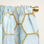 Mermaid Stone with Metallic Accent Window Curtain Gallery Image 2
