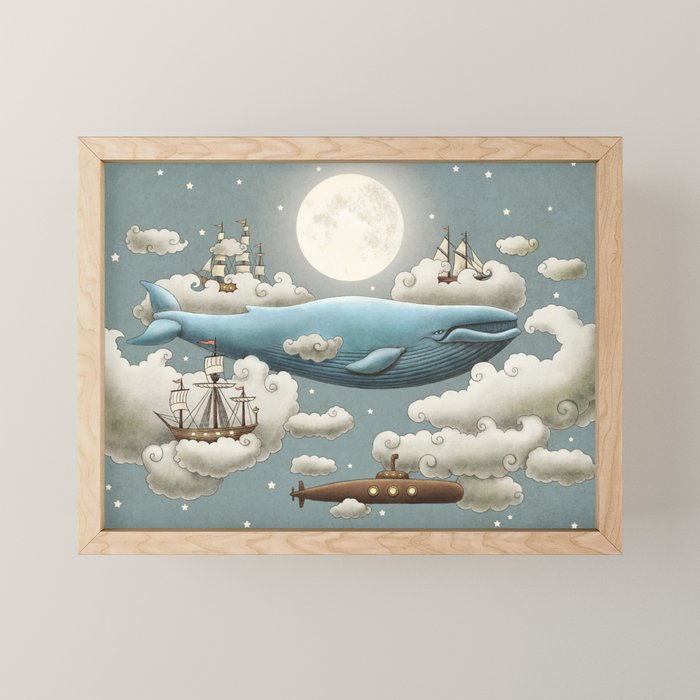 Ocean Meets Sky Mini Art Print Gallery Image 1