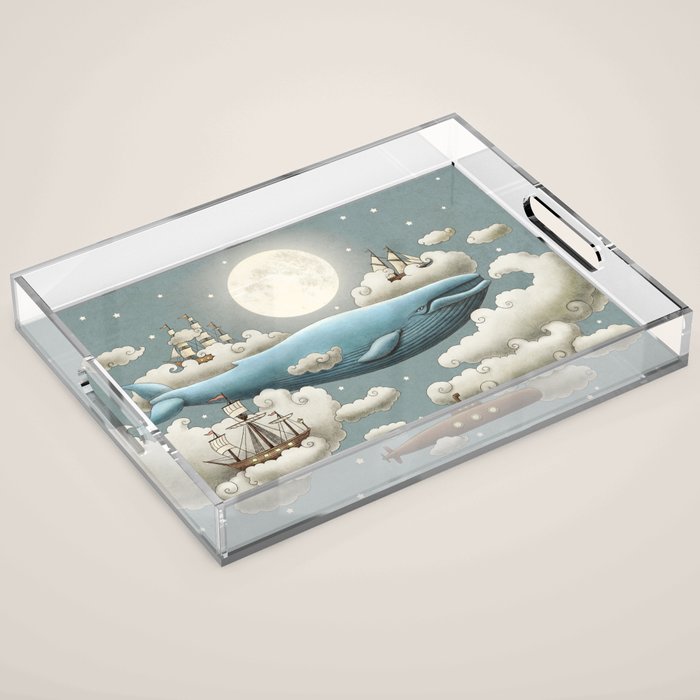 Ocean Meets Sky Acrylic Tray Gallery Image 1