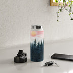 Forest Under the Sunset Water Bottle Gallery Image 4