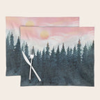 Forest Under the Sunset Placemat Gallery Image 1