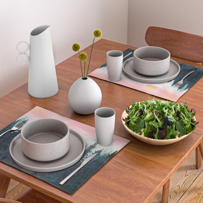 Forest Under the Sunset Placemat Gallery Image 2