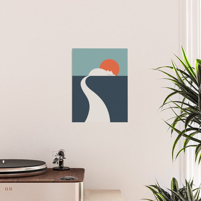 Cat Landscape 3 : Cat road Poster Gallery Image 2