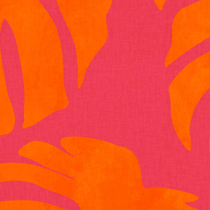 monstera pink orange summer plant leaves Coffee Mug Gallery Image 2