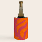 monstera pink orange summer plant leaves Wine Chiller Gallery Image 3