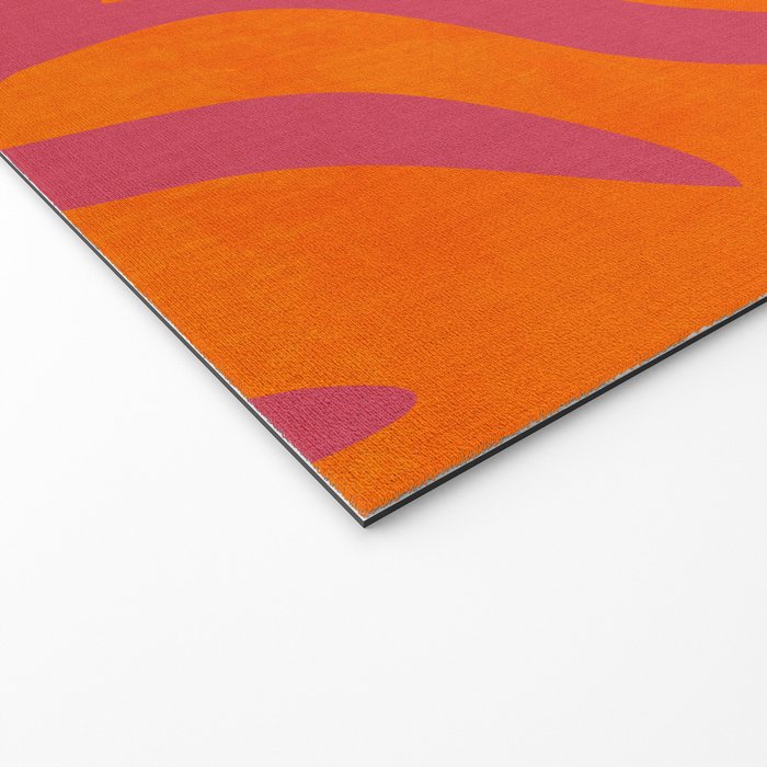 monstera pink orange summer plant leaves Welcome Mat Gallery Image 2