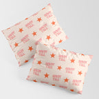 Southern Welcome: Howdy Y'all (bright pink and orange old west letters) Pillow Sham Gallery Image 3
