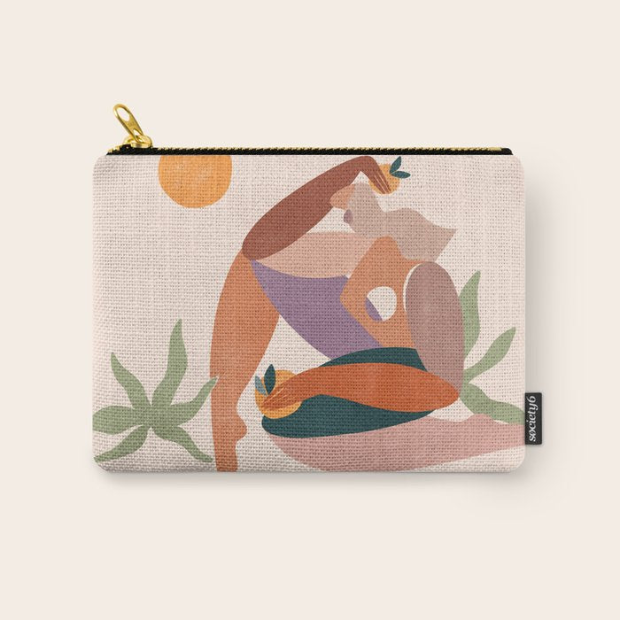 Abstract Figure lll Carry All Pouch