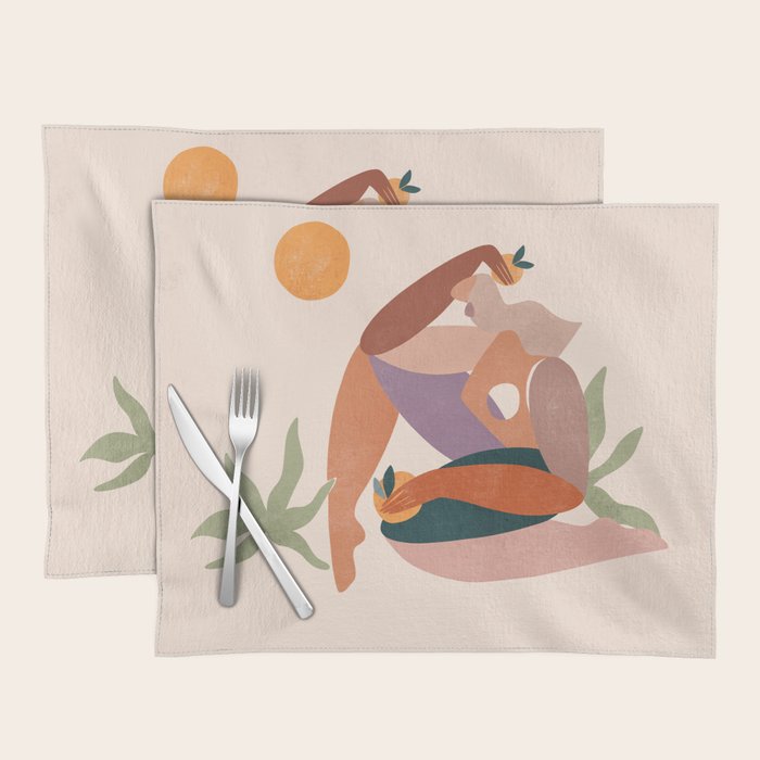 Abstract Figure lll Placemat Gallery Image 1