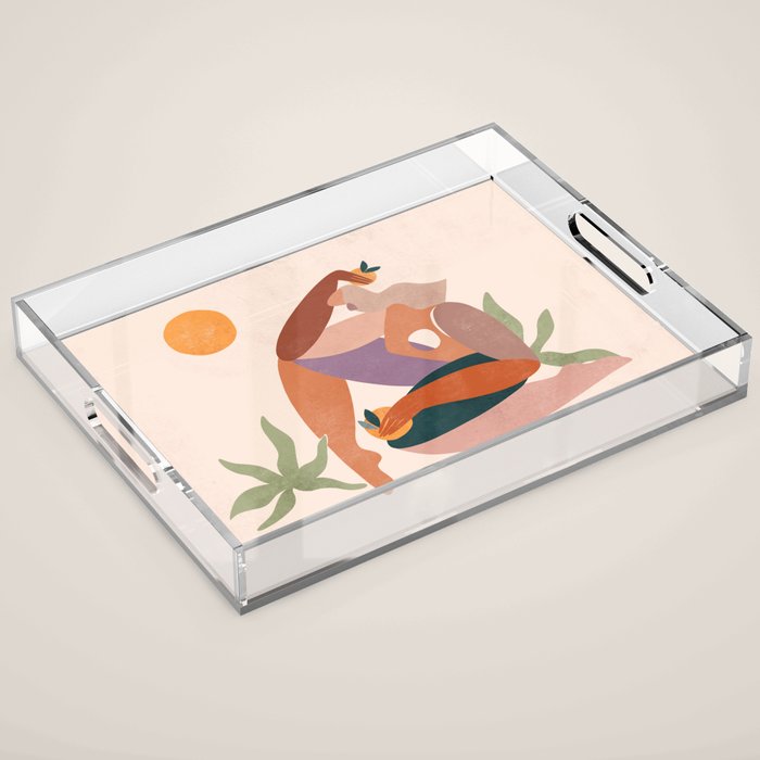 Abstract Figure lll Acrylic Tray Gallery Image 1