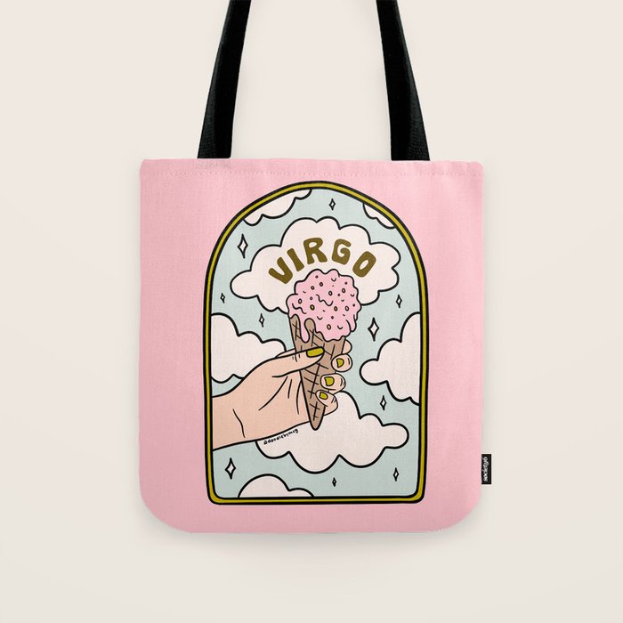 Virgo Ice Cream Tote Bag Gallery Image 1