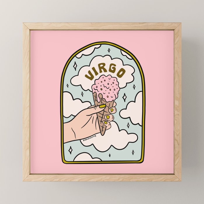 Virgo Ice Cream Mini Art Print Gallery Image 1
