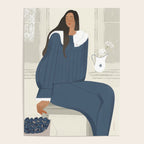  portrait of a girl with plums Poster Gallery Image 4