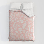Vintage Style Chintz Florals On Soft Pink Duvet Cover Gallery Image 6