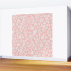 Vintage Style Chintz Florals On Soft Pink Wall Mural Gallery Image 2