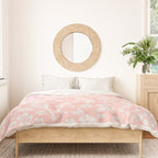 Vintage Style Chintz Florals On Soft Pink Duvet Cover Gallery Image 3