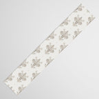 Fleur De Lis In Warm Grey Table Runner Gallery Image 3