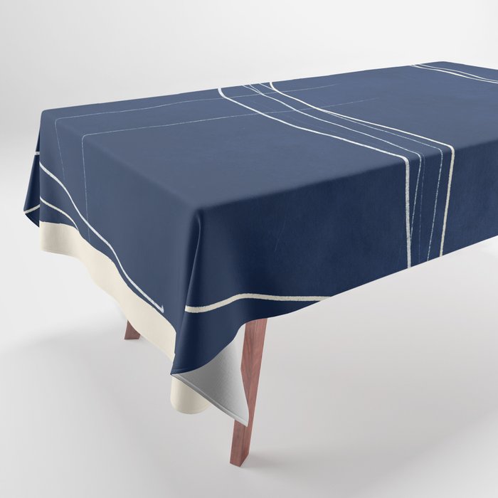 Minimal Abstract Line Art 15 Tablecloth Gallery Image 1