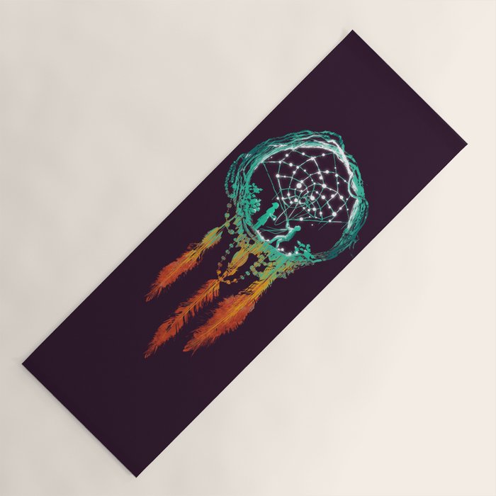 Dream Catcher (the rustic magic) Yoga Mat Gallery Image 1