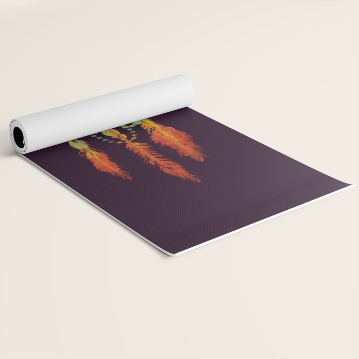 Dream Catcher (the rustic magic) Yoga Mat Gallery Image 2