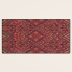 Vibrant Moroccan Kilim Pattern Desk Mat Gallery Image 3