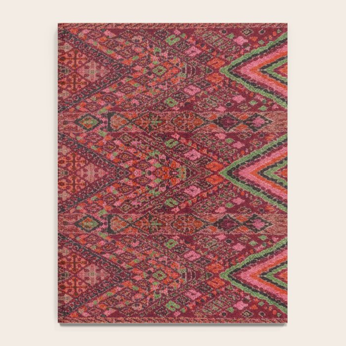 Vibrant Moroccan Kilim Pattern Notebook Gallery Image 4