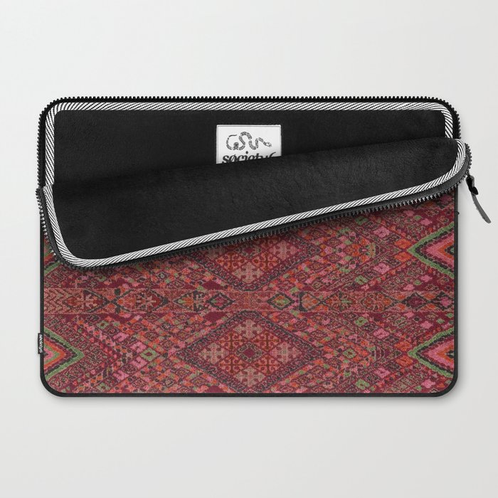 Vibrant Moroccan Kilim Pattern Laptop Sleeve Gallery Image 2