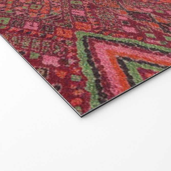 Vibrant Moroccan Kilim Pattern Welcome Mat Gallery Image 2