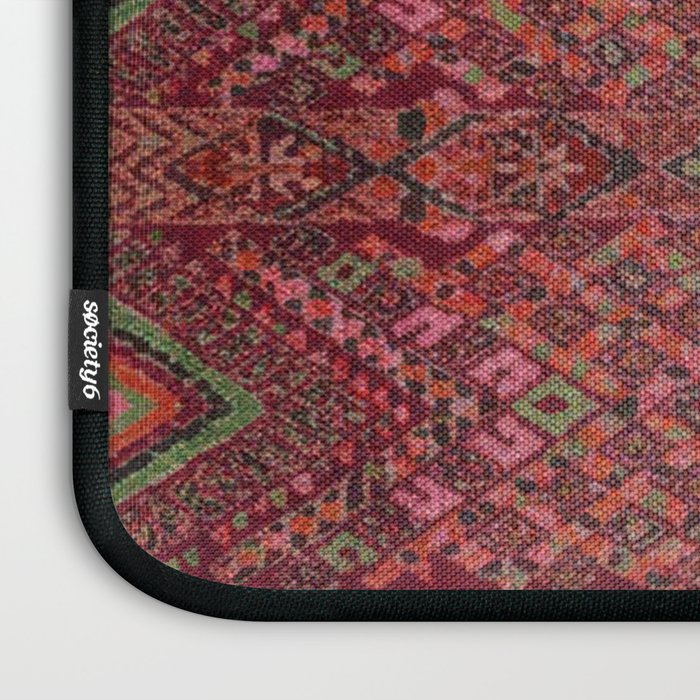 Vibrant Moroccan Kilim Pattern Laptop Sleeve Gallery Image 3
