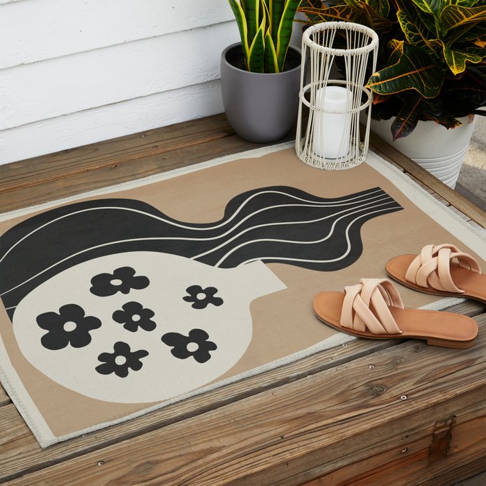 Abstract Elegance 6 Outdoor Rug Gallery Image 2