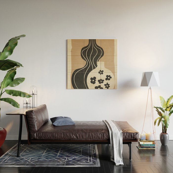 Abstract Elegance 6 Wood Wall Art Gallery Image 2