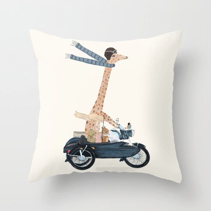 road trip Throw Pillow Gallery Image 6