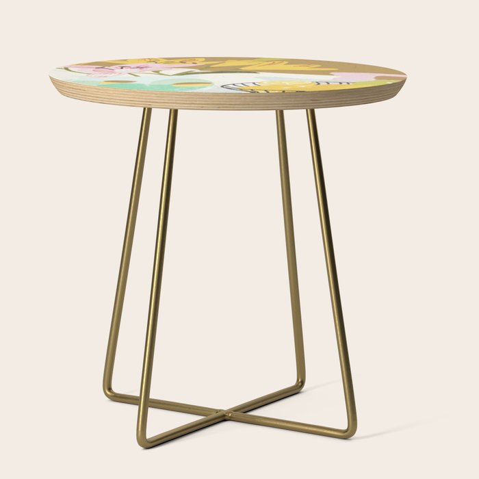 Lemons and Lilies Side Table Gallery Image 1