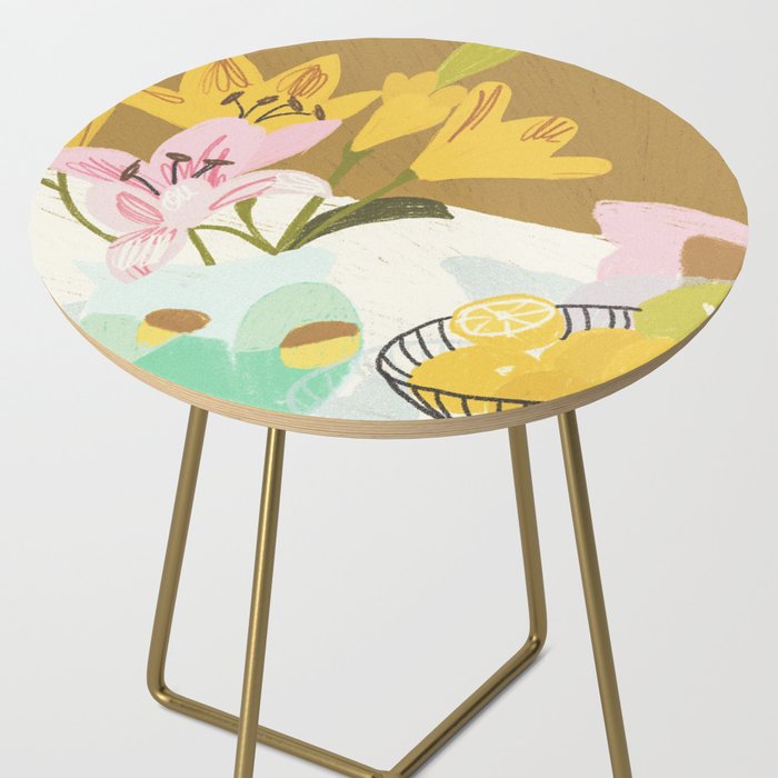 Lemons and Lilies Side Table Gallery Image 2