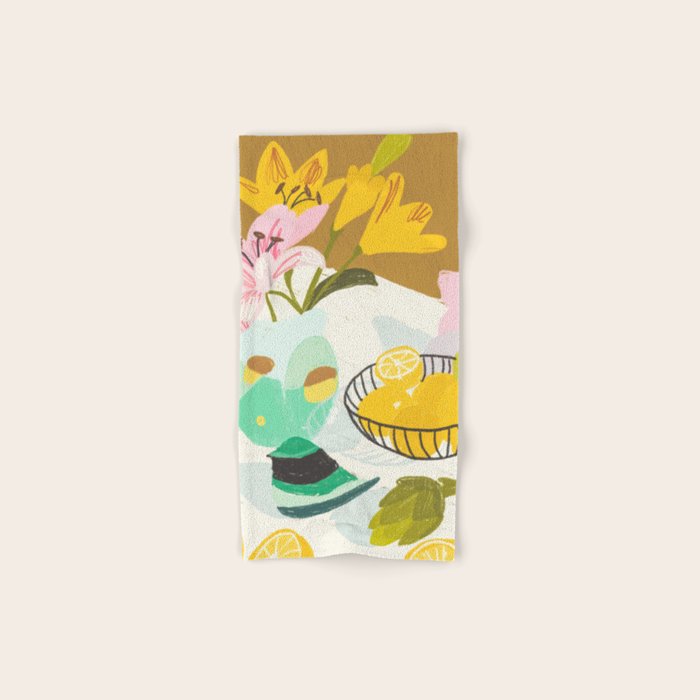 Lemons and Lilies Towels Gallery Image 1