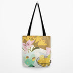 Lemons and Lilies Tote Bag Gallery Image 2