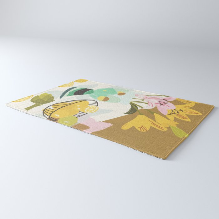 Lemons and Lilies Rug Gallery Image 3