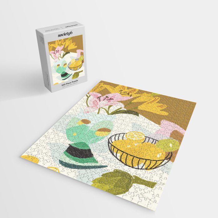 Lemons and Lilies Jigsaw Puzzle Gallery Image 2