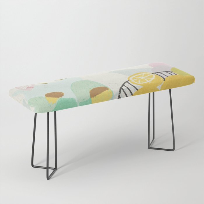 Lemons and Lilies Bench Gallery Image 1