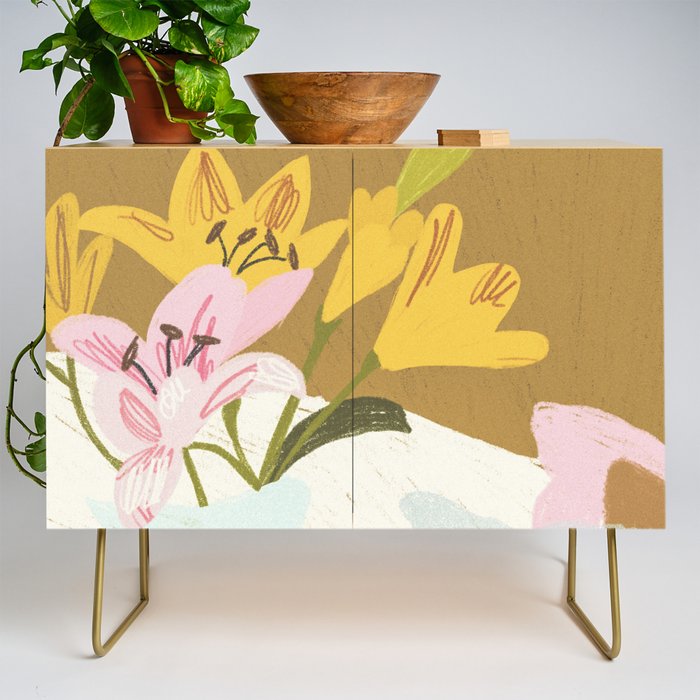 Lemons and Lilies Credenza Gallery Image 1