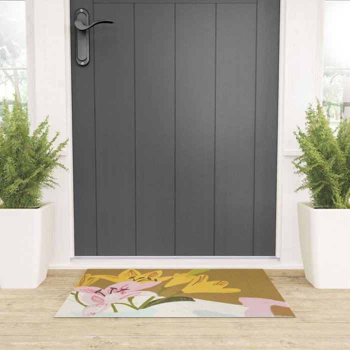 Lemons and Lilies Welcome Mat Gallery Image 3