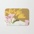 Lemons and Lilies Bath Mat Gallery Image 1