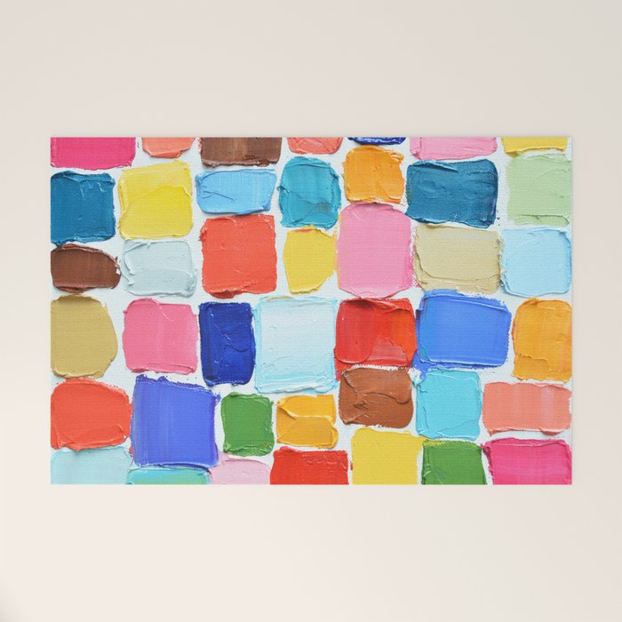 Mod Polka Daubs Welcome Mat Gallery Image 1