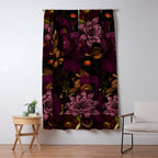 Magical Vintage Night Garden Window Curtain Gallery Image 5